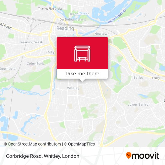 Corbridge Road, Whitley map
