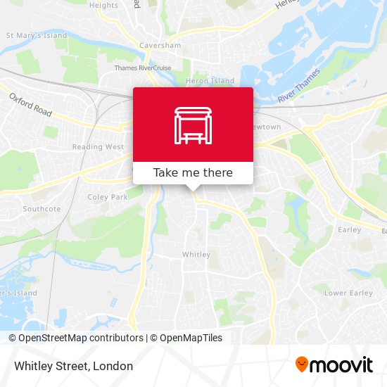 Whitley Street map
