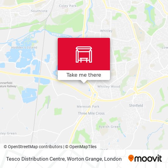 Tesco Distribution Centre, Worton Grange map