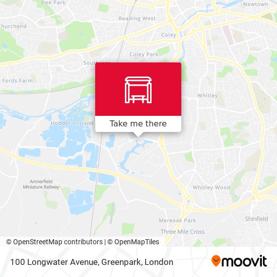 100 Longwater Avenue, Greenpark map