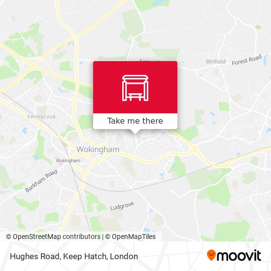 Hughes Road, Keep Hatch map
