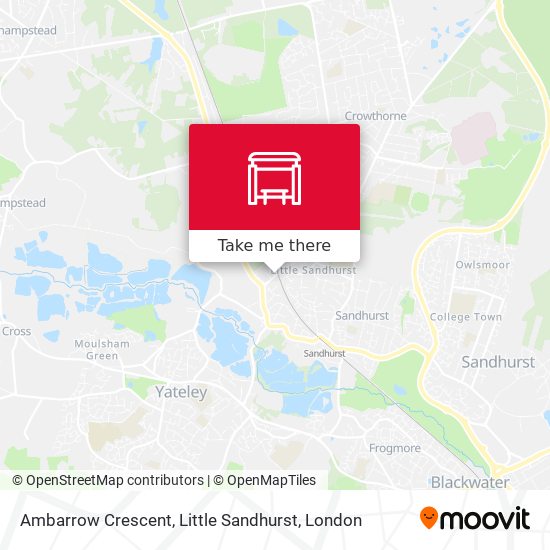 Ambarrow Crescent, Little Sandhurst map