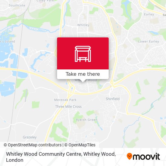 Whitley Wood Community Centre, Whitley Wood map