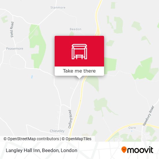 Langley Hall Inn, Beedon map