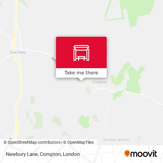Newbury Lane, Compton map