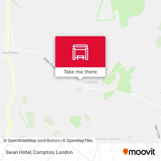 Swan Hotel, Compton map