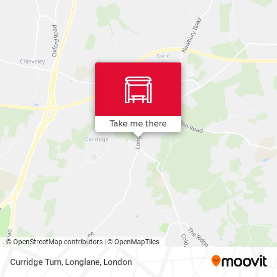 Curridge Turn, Longlane map