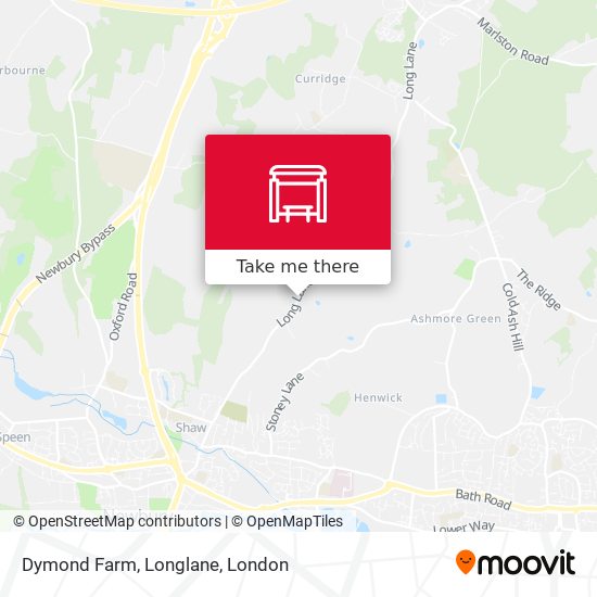 Dymond Farm, Longlane map