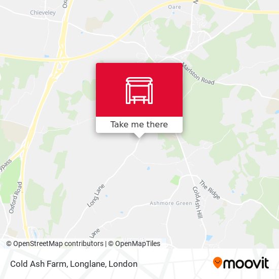 Cold Ash Farm, Longlane map