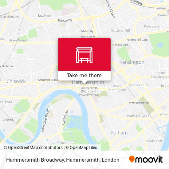Hammersmith Broadway, Hammersmith map