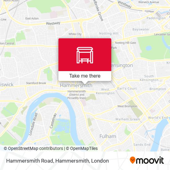 Hammersmith Road, Hammersmith map