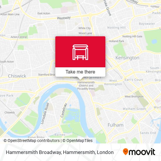 Hammersmith Broadway, Hammersmith map