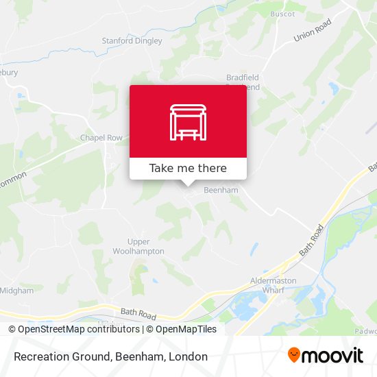 Recreation Ground, Beenham map