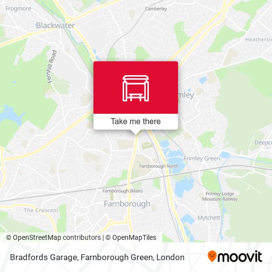 Bradfords Garage, Farnborough Green map