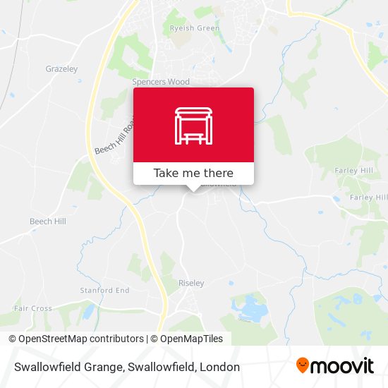 Swallowfield Grange, Swallowfield map