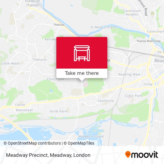 Meadway Precinct, Meadway map