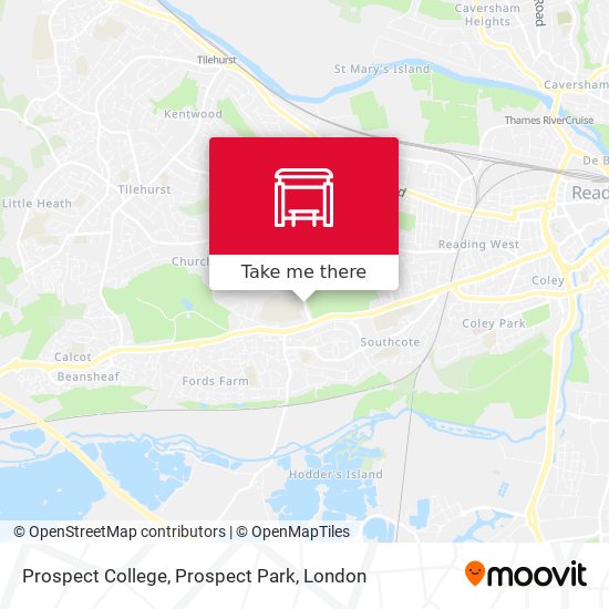 Prospect College, Prospect Park map