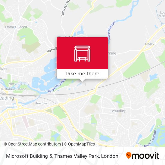 Microsoft Building 5, Thames Valley Park map