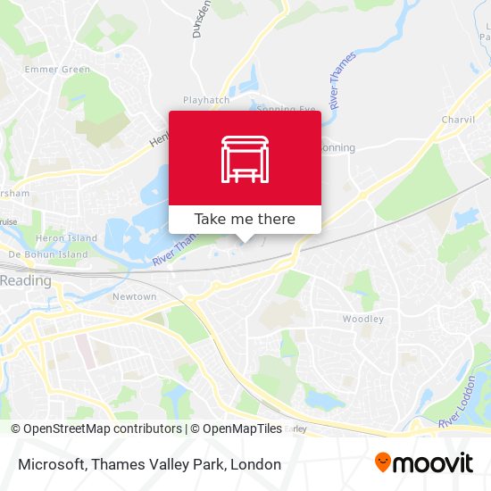Microsoft, Thames Valley Park map