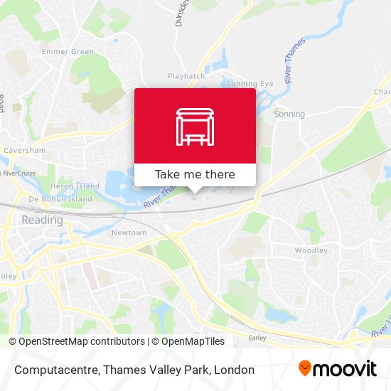 Computacentre, Thames Valley Park map