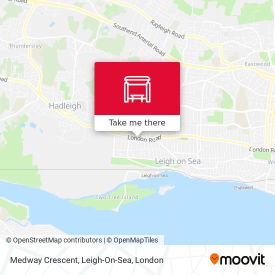 Medway Crescent, Leigh-On-Sea map