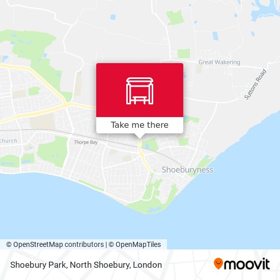 Shoebury Park, North Shoebury map