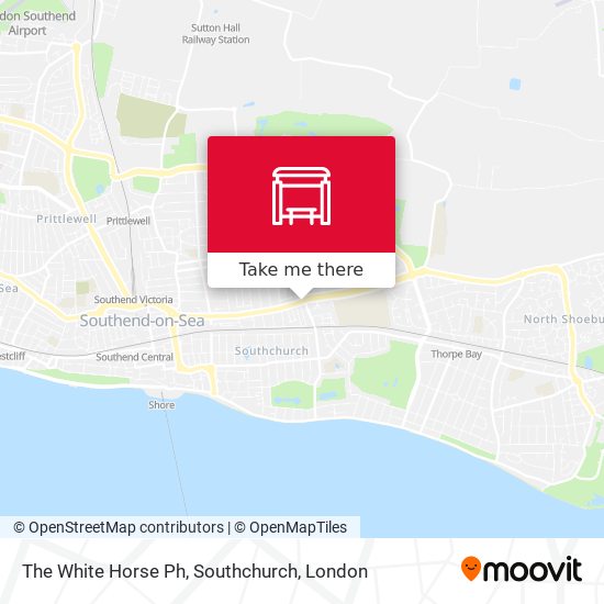 The White Horse Ph, Southchurch map