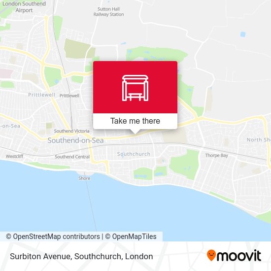 Surbiton Avenue, Southchurch map