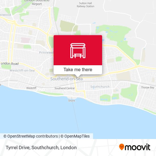 Tyrrel Drive, Southchurch map
