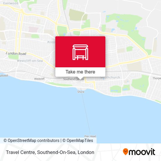 Travel Centre, Southend-On-Sea map
