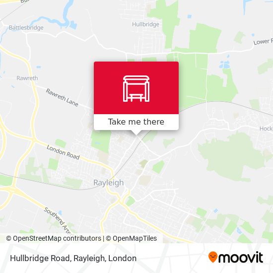 Hullbridge Road, Rayleigh map