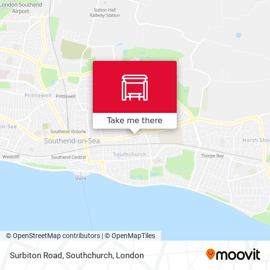 Surbiton Road, Southchurch map