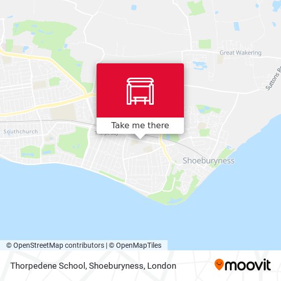 Thorpedene School, Shoeburyness map