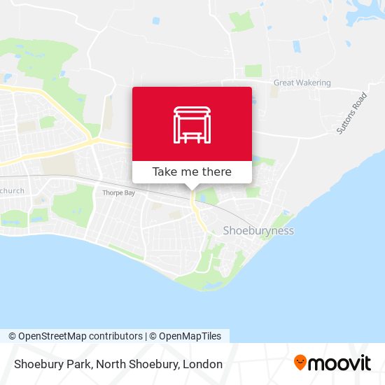 Shoebury Park, North Shoebury map