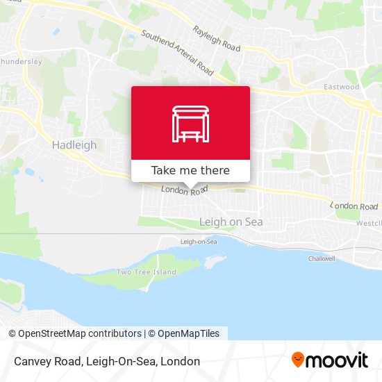 Canvey Road, Leigh-On-Sea map