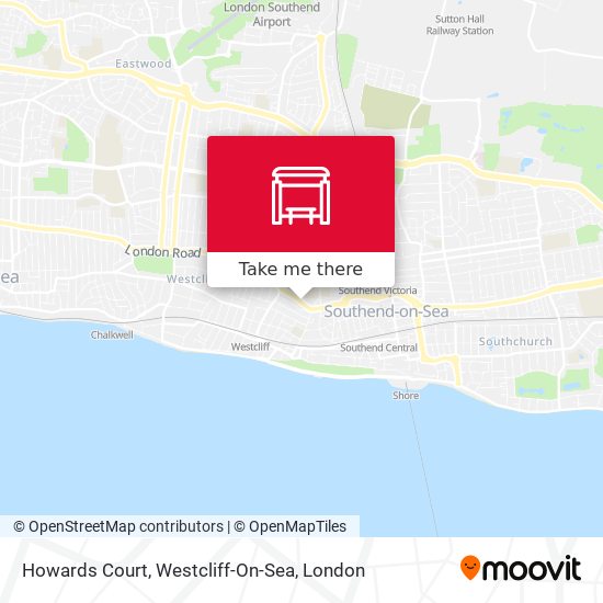 Howards Court, Westcliff-On-Sea map