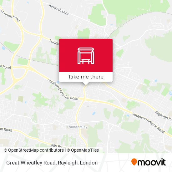 Great Wheatley Road, Rayleigh map