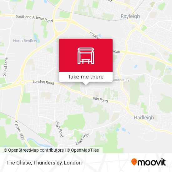 The Chase, Thundersley map