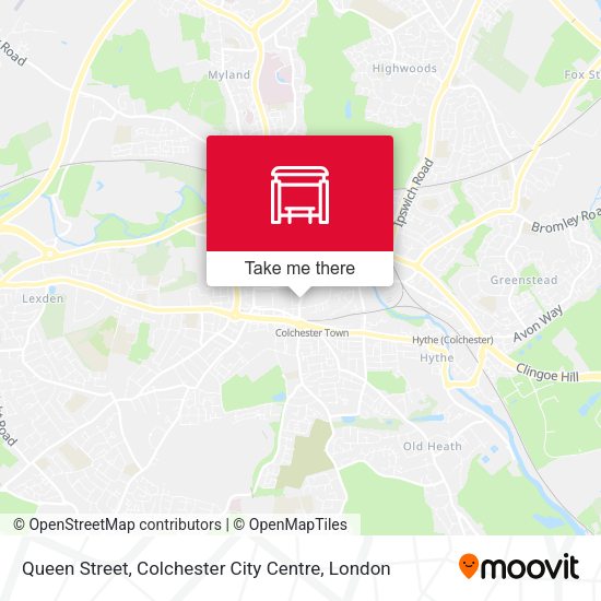 Queen Street, Colchester City Centre map