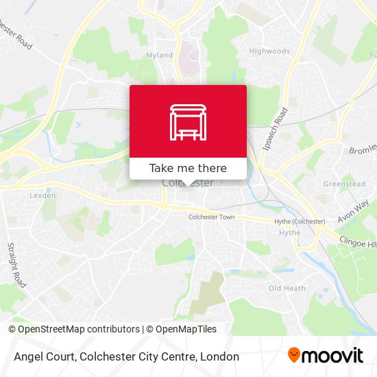 Angel Court, Colchester City Centre map