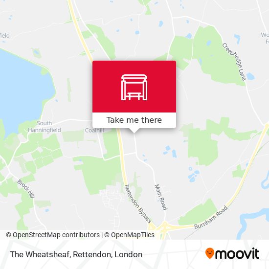 The Wheatsheaf, Rettendon map