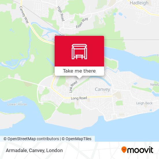 Armadale, Canvey map