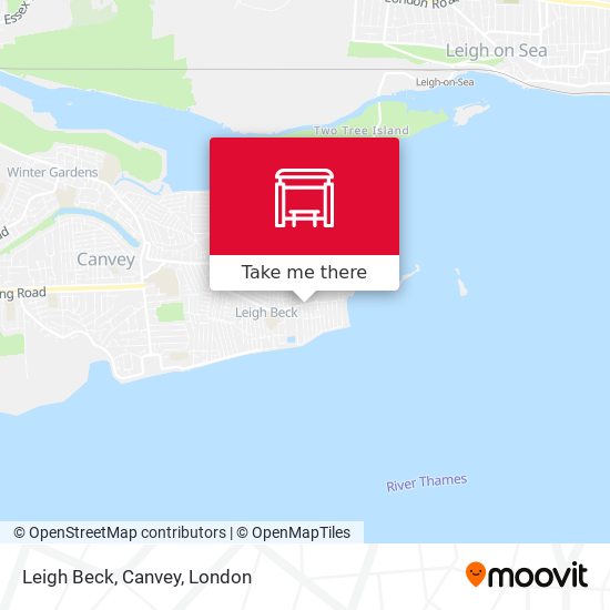 Leigh Beck, Canvey map