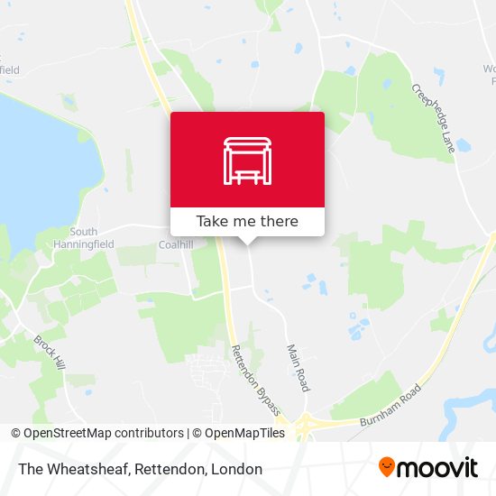 The Wheatsheaf, Rettendon map
