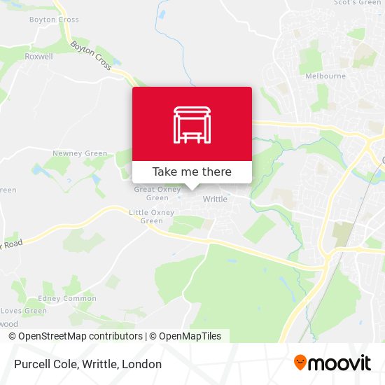 Purcell Cole, Writtle map