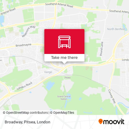 Broadway, Pitsea map