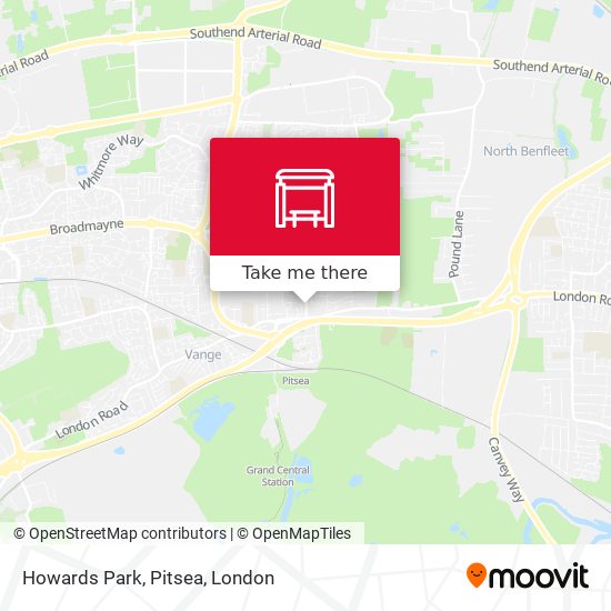Howards Park, Pitsea map