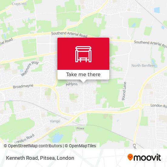 Kenneth Road, Pitsea map