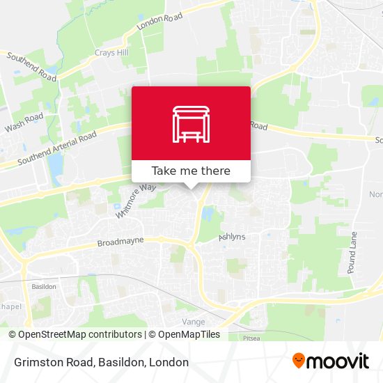 Grimston Road, Basildon map