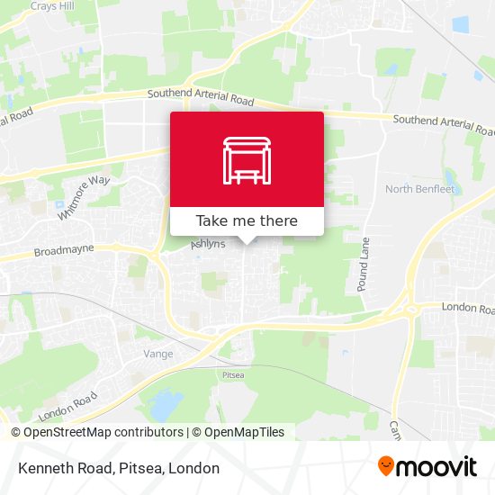 Kenneth Road, Pitsea map